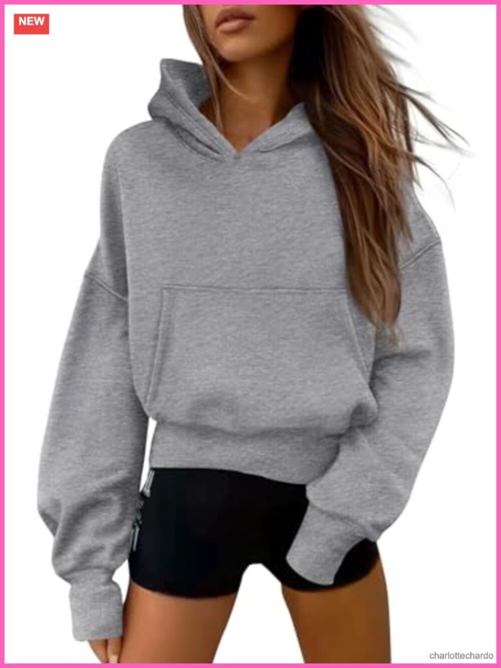 Women's Half Zip Cropped Hoodie Sweatshirt Fleece Lined Long Sleeve